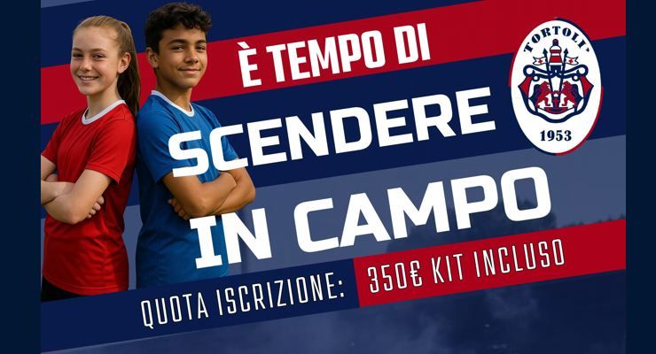 È TEMPO DI SCENDERE IN CAMPO! APERTE LE ISCRIZIONI A